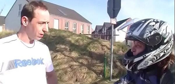 Skinny German MILF Claudi fucked by Stranger after Bike Tour